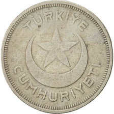 Türkei, 5 Kurus, 1938, SS+, Copper-nickel, KM:862
