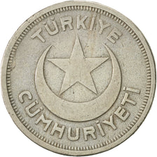 Türkei, 5 Kurus, 1939, SS+, Copper-nickel, KM:862
