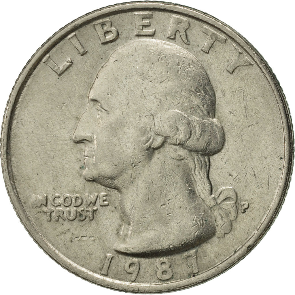 Monnaie, États-Unis, Washington Quarter, Quarter, 1987, U.S. Mint