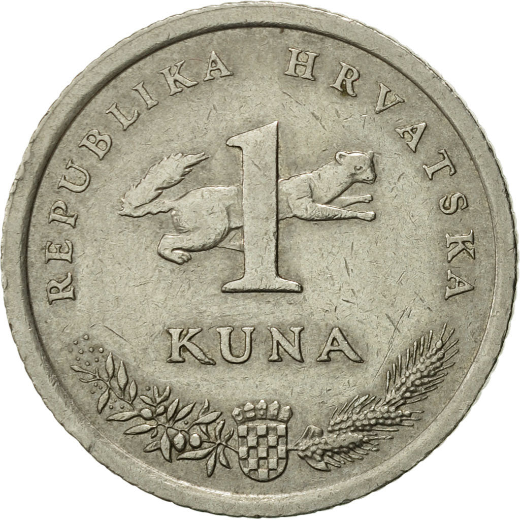 Croatia, Kuna, 1996, EF(40-45), Copper-Nickel-Zinc, KM:20.2