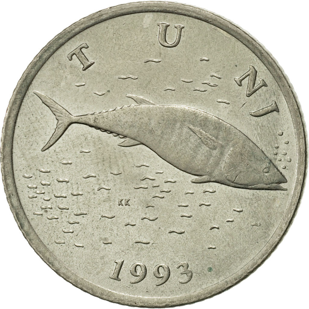Coin, Croatia, 2 Kune, 1993, AU(55-58), Copper-Nickel-Zinc, KM:10