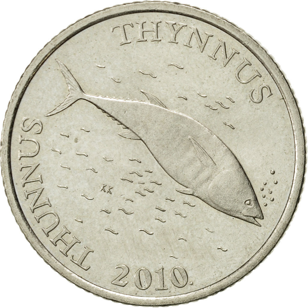 Coin, Croatia, 2 Kune, 2010, AU(55-58), Copper-Nickel-Zinc, KM:21