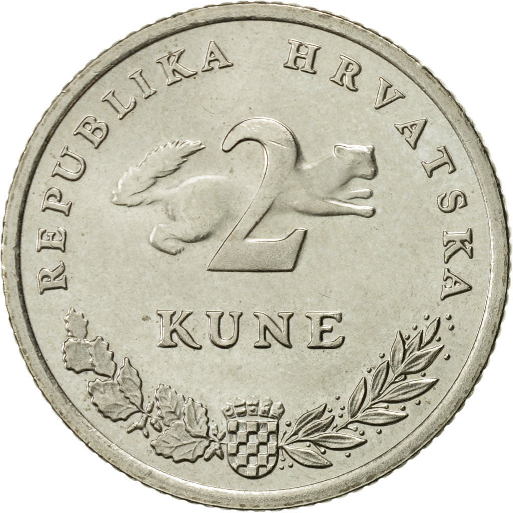 Coin, Croatia, 2 Kune, 2010, AU(55-58), Copper-Nickel-Zinc, KM:21