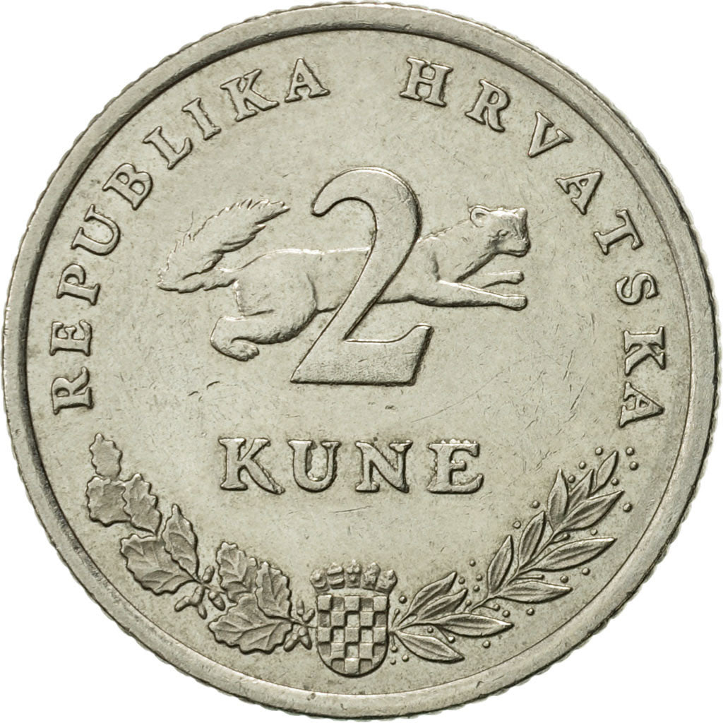 Moneta, Croazia, 2 Kune, 2003, SPL-, Rame-nichel-zinco, KM:10