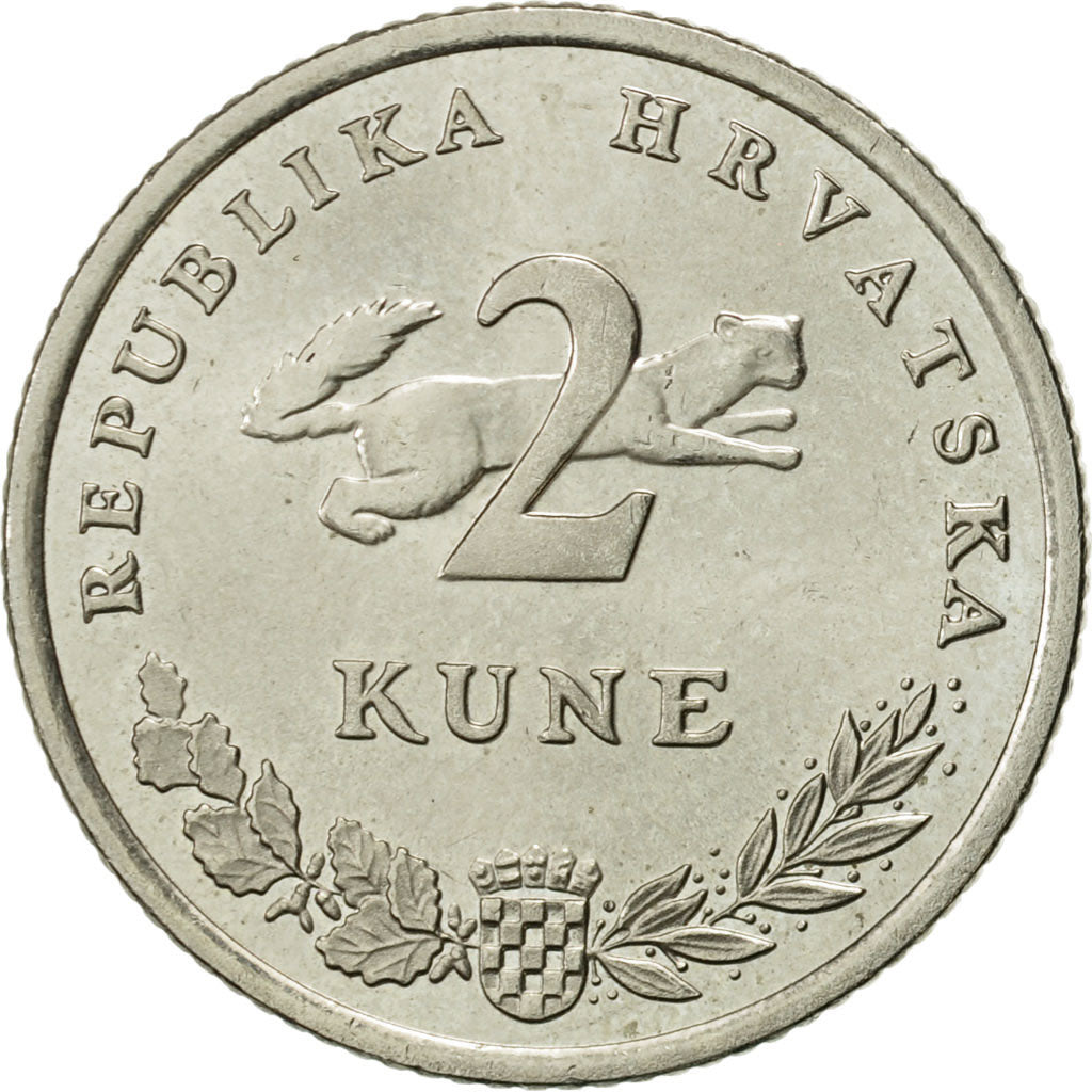 Moneta, Croazia, 2 Kune, 2009, SPL-, Rame-nichel-zinco, KM:10