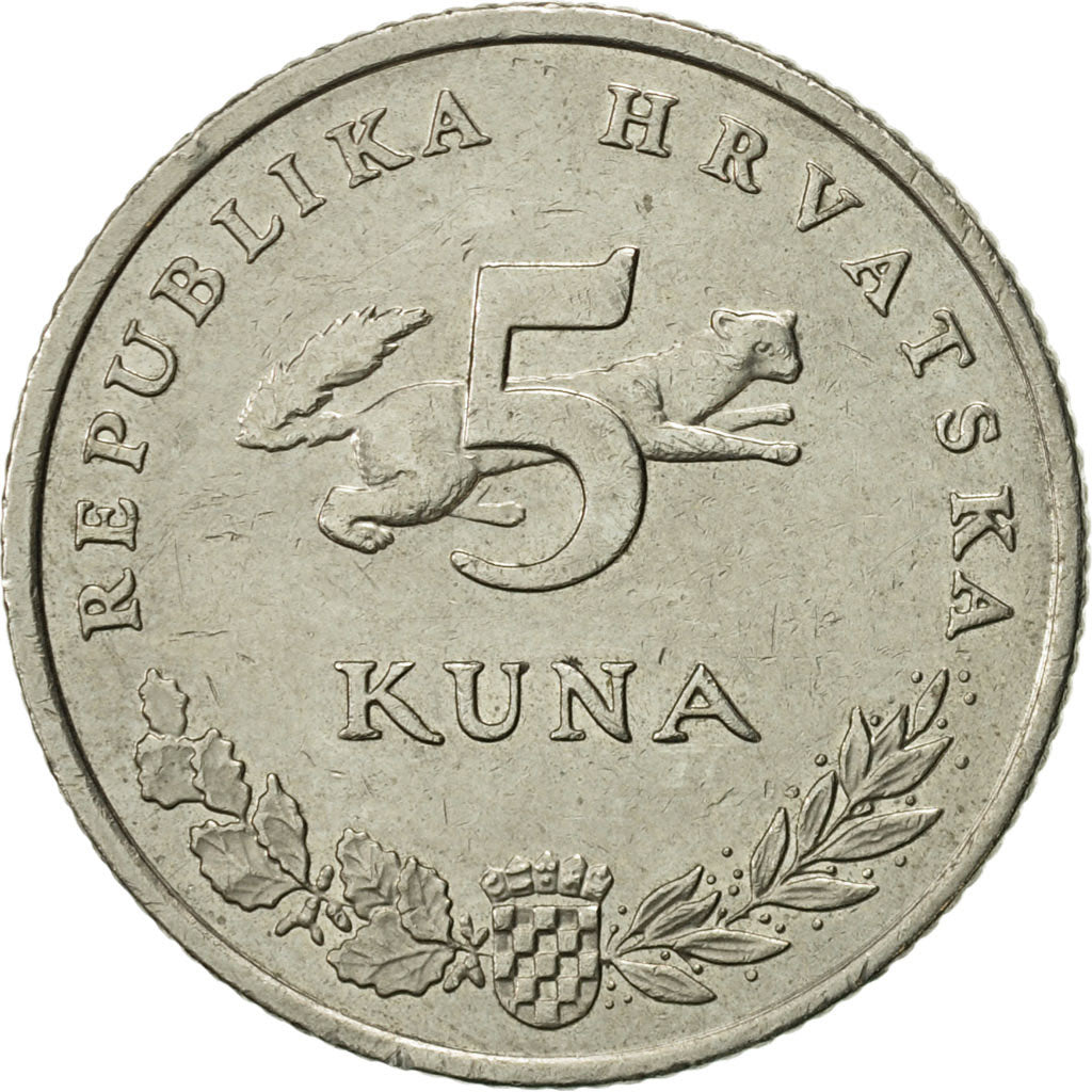 Croatia, 5 Kuna, 2004, EF(40-45), Copper-Nickel-Zinc, KM:23