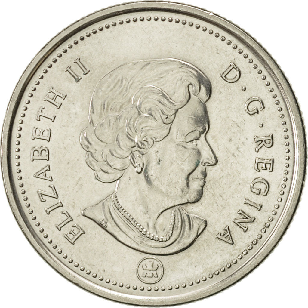 Monnaie, Canada, Elizabeth II, 25 Cents, 2007, Royal Canadian Mint, Winnipeg