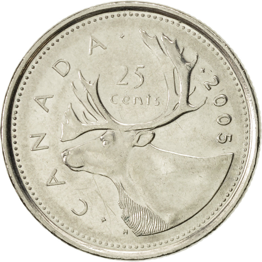 Coin, Canada, Elizabeth II, 25 Cents, 2005, Royal Canadian Mint, AU(55-58)