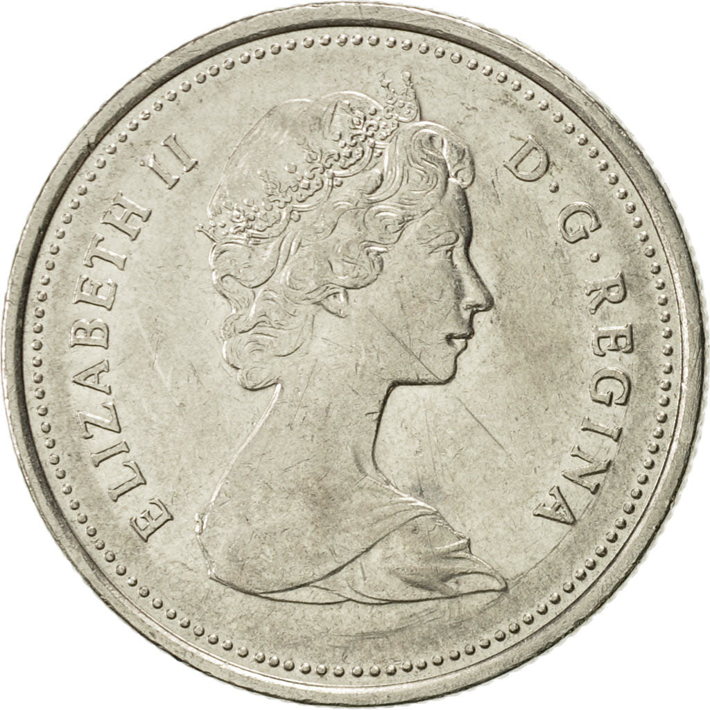 Coin, Canada, Elizabeth II, 25 Cents, 1981, Royal Canadian Mint, Ottawa