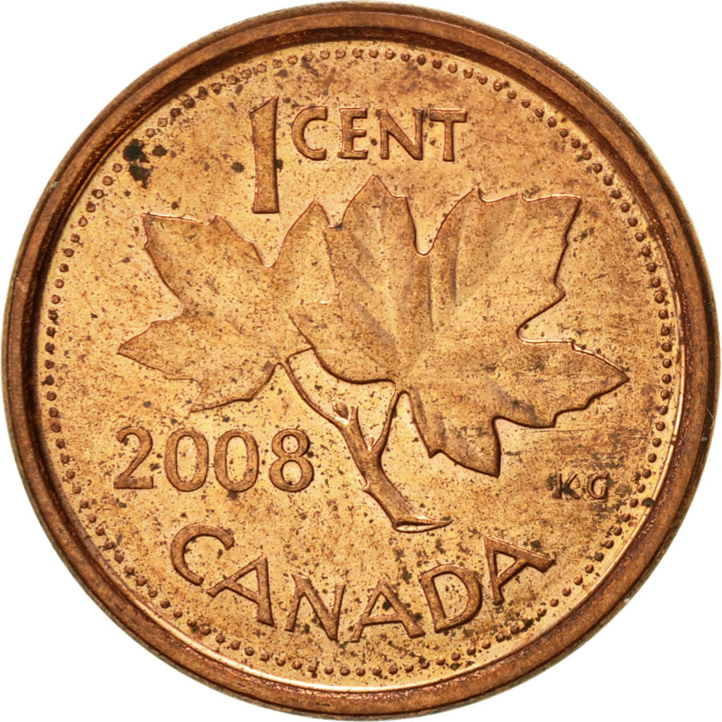 Coin, Canada, Elizabeth II, Cent, 2008, Royal Canadian Mint, Winnipeg