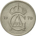 Coin, Sweden, Gustaf VI, 25 Öre, 1970, AU(55-58), Copper-nickel, KM:836