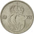 Moneta, Svezia, Carl XVI Gustaf, 25 Öre, 1978, SPL-, Rame-nichel, KM:851