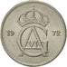 Coin, Sweden, Gustaf VI, 25 Öre, 1972, AU(55-58), Copper-nickel, KM:836