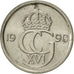 Suède, Carl XVI Gustaf, 10 Öre, 1990, SUP, Copper-nickel, KM:850