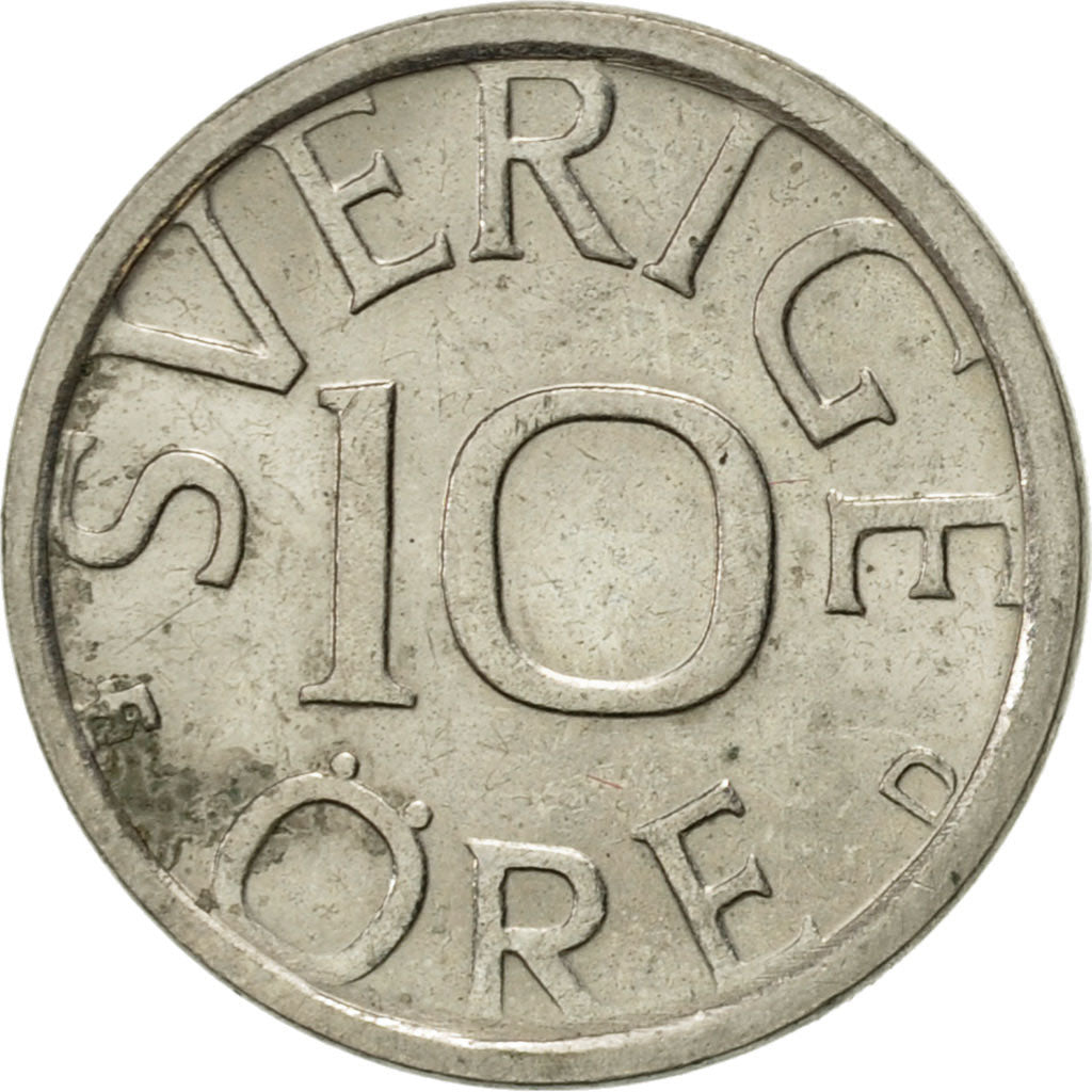 Suède, Carl XVI Gustaf, 10 Öre, 1990, SUP, Copper-nickel, KM:850