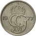 Moneda, Suecia, Carl XVI Gustaf, 10 Öre, 1977, EBC, Cobre - níquel, KM:850