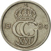 Coin, Sweden, Carl XVI Gustaf, 10 Öre, 1984, EF(40-45), Copper-nickel, KM:850