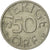 Moneda, Suecia, Carl XVI Gustaf, 50 Öre, 1984, MBC+, Cobre - níquel, KM:855