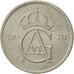 Moneda, Suecia, Gustaf VI, 50 Öre, 1970, MBC+, Cobre - níquel, KM:837