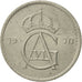 Coin, Sweden, Gustaf VI, 50 Öre, 1970, AU(50-53), Copper-nickel, KM:837