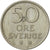 Moneda, Suecia, Gustaf VI, 50 Öre, 1963, MBC+, Cobre - níquel, KM:837