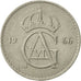 Coin, Sweden, Gustaf VI, 50 Öre, 1966, AU(50-53), Copper-nickel, KM:837