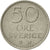 Moneta, Svezia, Gustaf VI, 50 Öre, 1966, BB+, Rame-nichel, KM:837