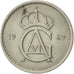 Coin, Sweden, Gustaf VI, 50 Öre, 1969, AU(50-53), Copper-nickel, KM:837