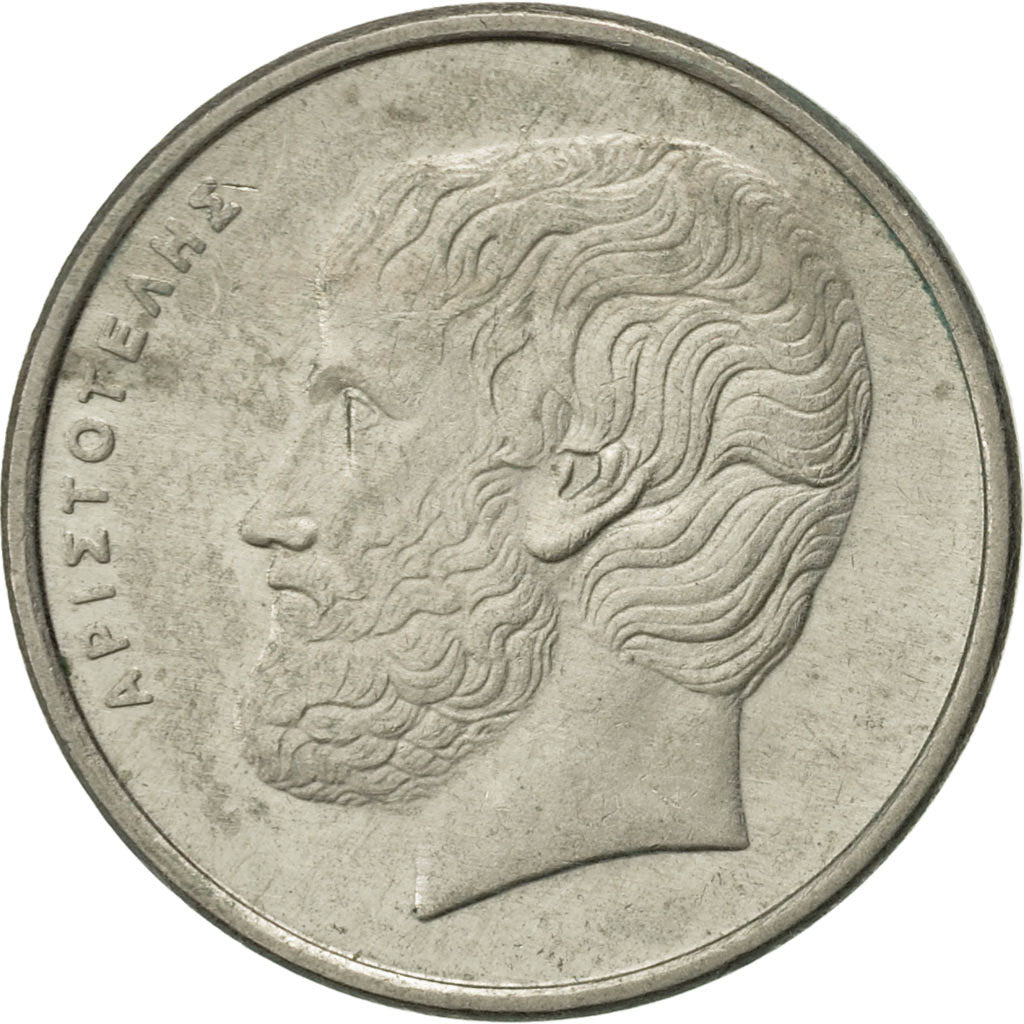 Coin, Greece, 5 Drachmes, 1988, AU(50-53), Copper-nickel, KM:131
