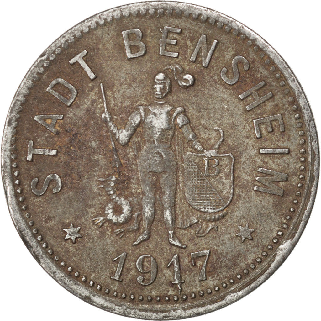 Munten, Duitsland, 50 Pfennig, 1917, ZF, Zinc