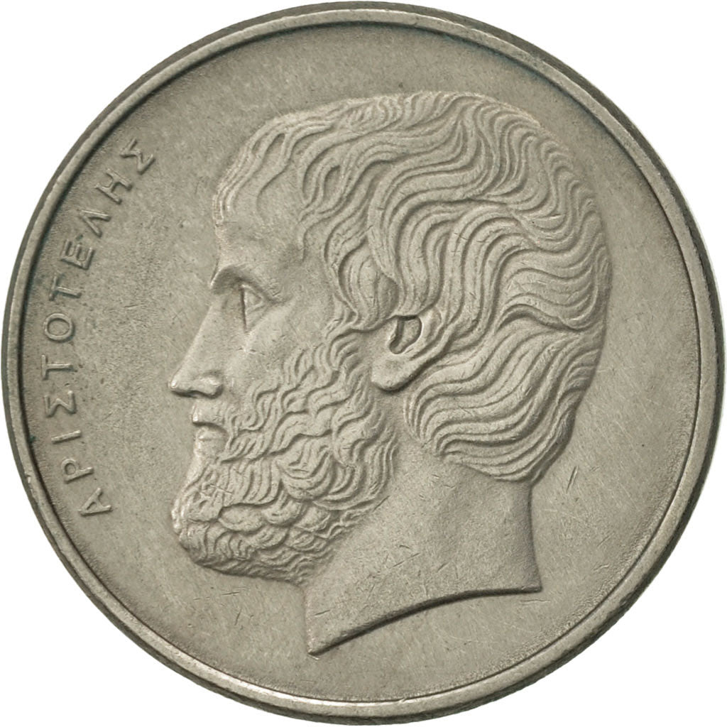 Coin, Greece, 5 Drachmes, 1982, AU(50-53), Copper-nickel, KM:131