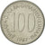 Moneta, Jugosławia, 100 Dinara, 1987, AU(55-58), Miedź-Nikiel-Cynk, KM:114