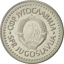 Coin, Yugoslavia, 20 Dinara, 1985, AU(55-58), Copper-Nickel-Zinc, KM:112