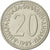 Coin, Yugoslavia, 20 Dinara, 1985, AU(55-58), Copper-Nickel-Zinc, KM:112