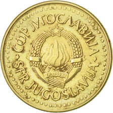 Moneta, Iugoslavia, 5 Dinara, 1985, SPL-, Nichel-ottone, KM:88