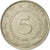 Coin, Yugoslavia, 5 Dinara, 1981, EF(40-45), Copper-Nickel-Zinc, KM:58