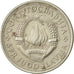 Moneta, Iugoslavia, 5 Dinara, 1974, BB, Rame-nichel-zinco, KM:58