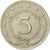 Moneta, Jugosławia, 5 Dinara, 1974, EF(40-45), Miedź-Nikiel-Cynk, KM:58
