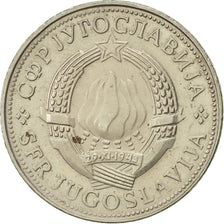 Yugoslavia, 5 Dinara, 1978, EF(40-45), Copper-Nickel-Zinc, KM:58