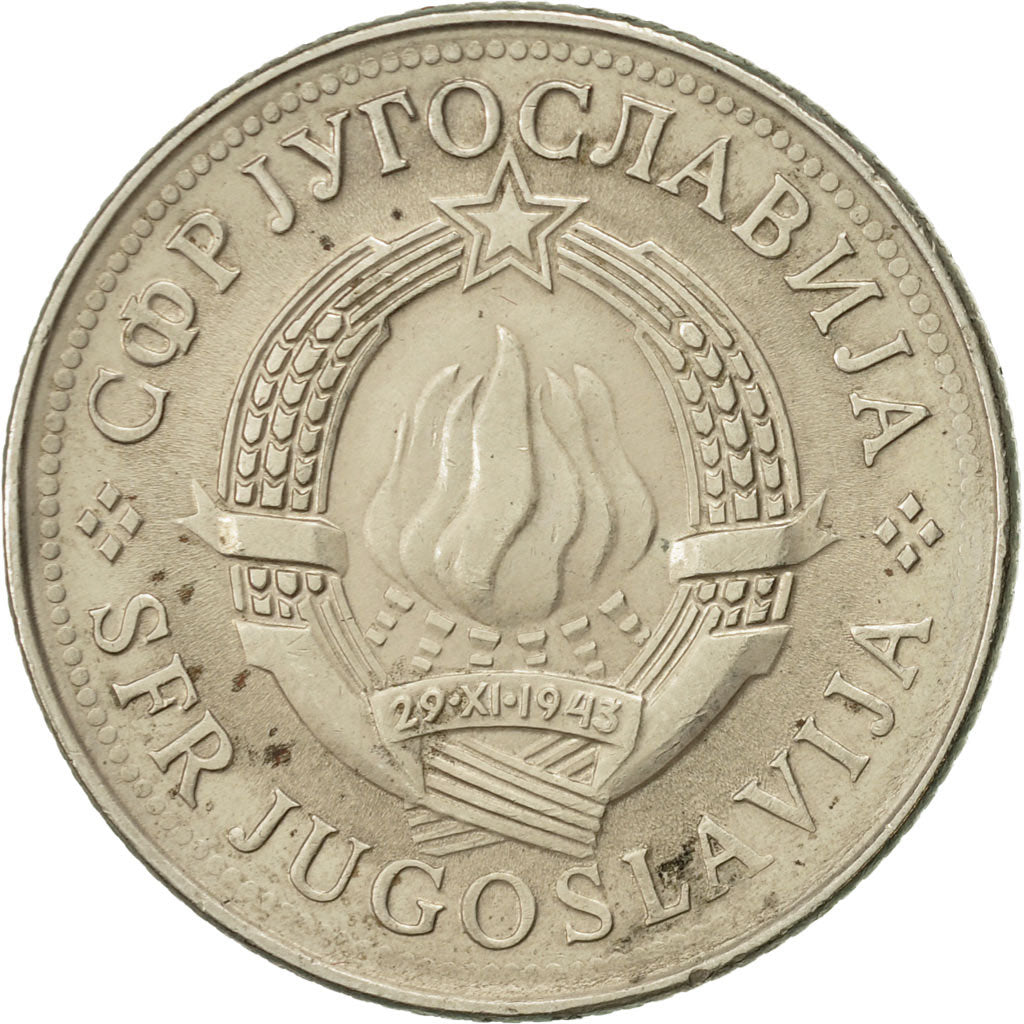 Monnaie, Yougoslavie, 10 Dinara, 1980, TTB, Copper-nickel, KM:62