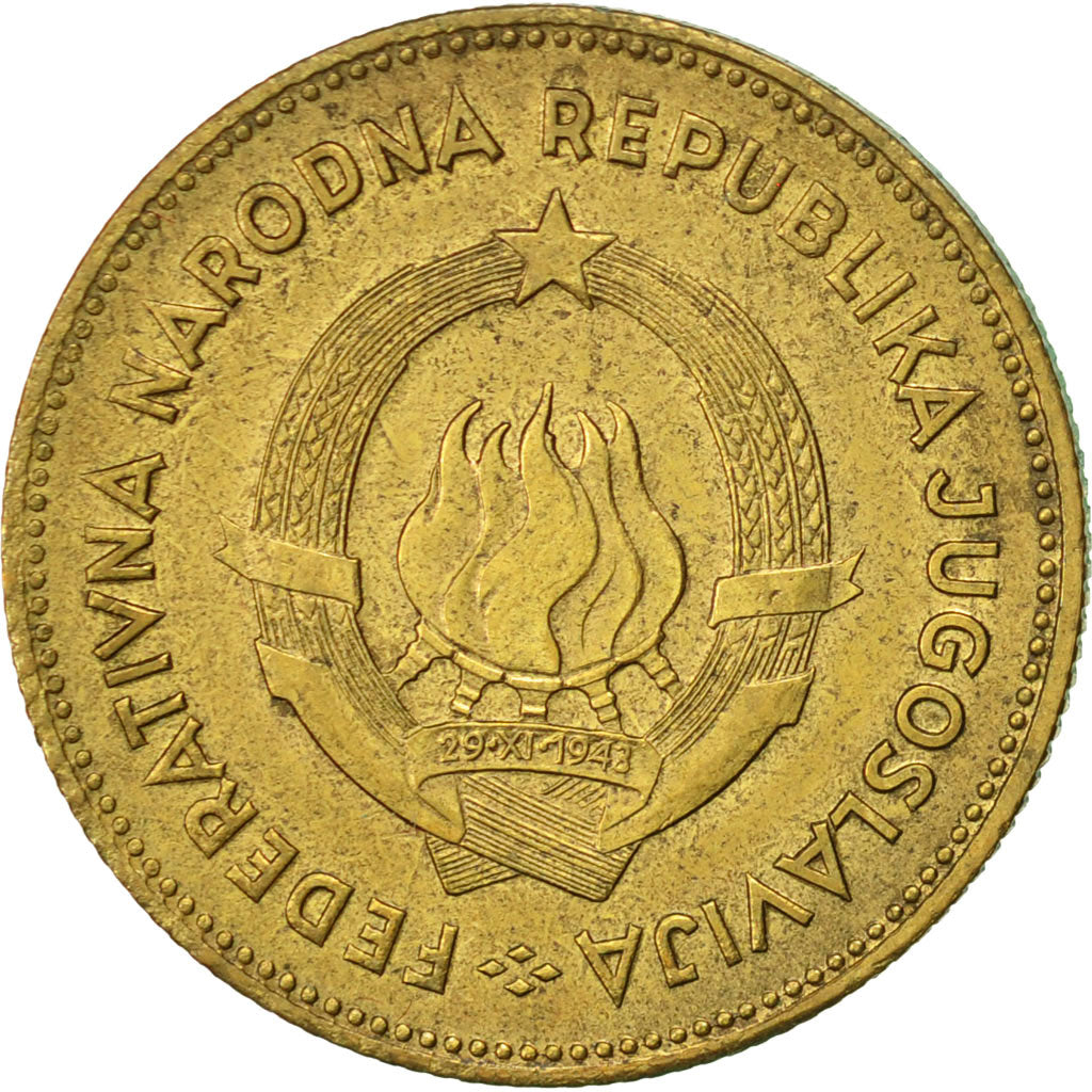 Monnaie, Yougoslavie, 50 Dinara, 1955, TTB, Aluminum-Bronze, KM:35