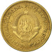 Moneda, Yugoslavia, 20 Dinara, 1955, MBC, Aluminio - bronce, KM:34