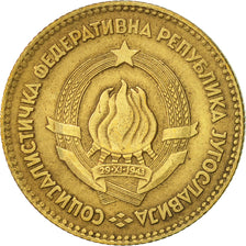 Iugoslavia, 20 Dinara, 1963, BB, Alluminio-bronzo, KM:40