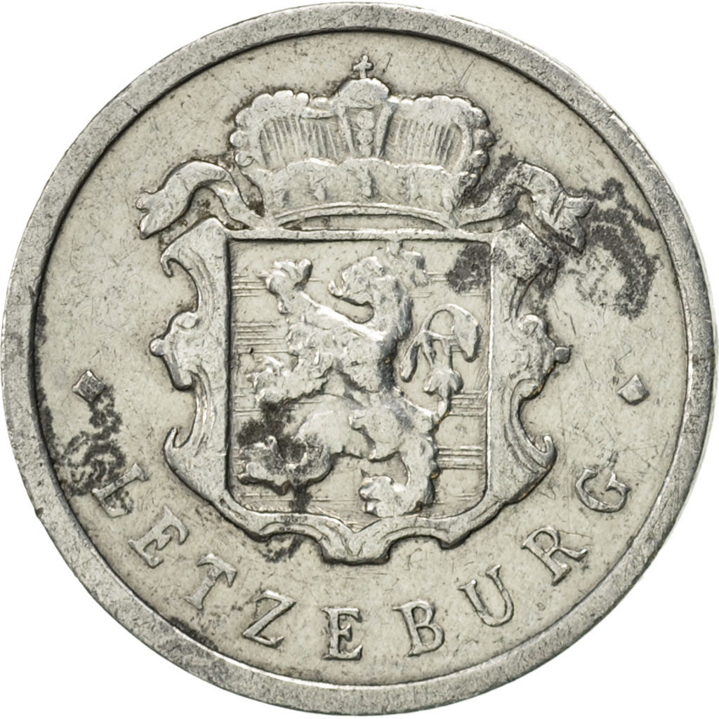 Moneda, Luxemburgo, Jean, 25 Centimes, 1963, MBC, Aluminio, KM:45a.1