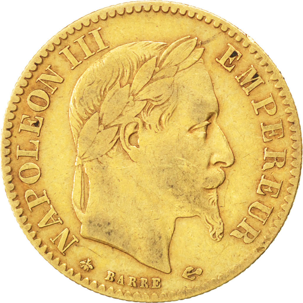 FRANCE, Napoléon III, 20 Francs, 1864, Paris, KM #801.1, EF(40-45), Gold, Gadour