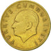 Monnaie, Turquie, 100 Lira, 1989, SUP, Aluminum-Bronze, KM:988
