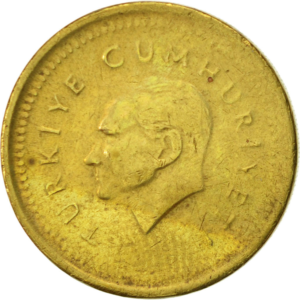 Moneta, Turcja, 5000 Lira, 1996, EF(40-45), Mosiądz, KM:1029.1