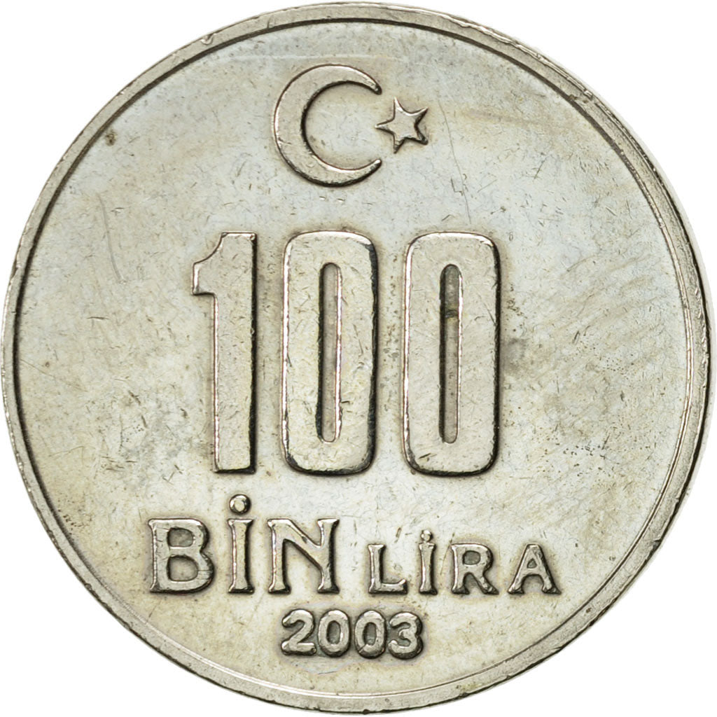Monnaie, Turquie, 100000 Lira, 100 Bin Lira, 2003, Istanbul, TTB