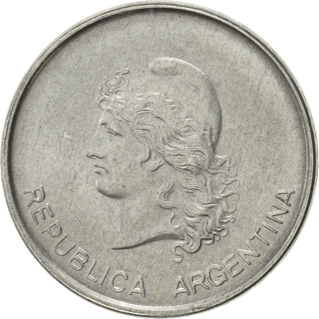 Coin, Argentina, 10 Centavos, 1983, EF(40-45), Aluminum, KM:89