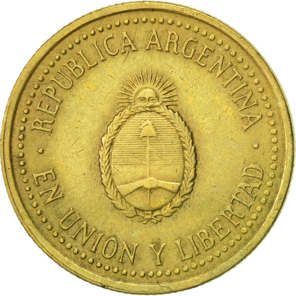 Moneta, Argentina, 10 Centavos, 1992, BB, Alluminio-bronzo, KM:107